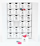 Nerdy Words Chemistry Periodic Table Fill-Your-Own Cardboard Advent Calendar Box