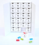 Nerdy Words Chemistry Periodic Table Fill-Your-Own Cardboard Advent Calendar Box