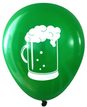 Latex Party Balloons by Nerdy Words, Beer, Green
