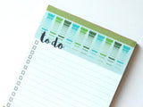Gel Electrophoresis Inspired To Do List and Lined Notepad (2-Pack)
