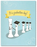 Graduated Cylinder Science Graduation Card (1 Card)