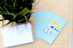 Science Gift Tags/Mini Graduation Cards (Set of 24 Wallet-Sized Cards) 