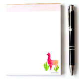 Llama to Do List and Lined Notepad (2-Pack)