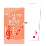 Mini Kids Childrens Music Piano Trumpet Saxophone Band Instrument Lesson Pun Joke Valentines (Set of 24, Wallet-Sized Cards) for Valentine's Day 