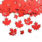 Canada Day Maple Leaf Paper cardstock recyclable Confetti supplies decor boys man dad cabin Muskoka Rocky mountains cute funny trendy ideas camp lumberjack 100 celebration Toronto Vancouver Montreal Ottawa capital July first Edmonton Alberta nature forest manly sports Olympics world flag Ontario tail gate