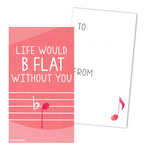 Mini Kids Childrens Music Piano Trumpet Saxophone Band Instrument Lesson Pun Joke Valentines (Set of 24, Wallet-Sized Cards) for Valentine's Day 