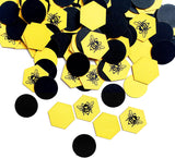 Honey Bee Hexagon Hive Paper cardstock recyclable decorations supplies supply decor one two girls ideas insect first second third month national world day celebration celebrate festival honey comb beeutiful buzz meant mommy to be engagement baby shower bumble birthday environment climate change mom