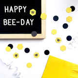 Honey Bee Hexagon Hive Paper cardstock recyclable decorations supplies supply decor one two girls ideas insect first second third month national world day celebration celebrate festival honey comb beeutiful buzz meant mommy to be engagement baby shower bumble birthday environment climate change mom