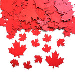 Canada Day Maple Leaf Paper cardstock recyclable Confetti supplies decor boys man dad cabin Muskoka Rocky mountains cute funny trendy ideas camp lumberjack 100 celebration Toronto Vancouver Montreal Ottawa capital July first Edmonton Alberta nature forest manly sports Olympics world flag Ontario tail gate