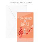 Mini Kids Childrens Music Piano Trumpet Saxophone Band Instrument Lesson Pun Joke Valentines (Set of 24, Wallet-Sized Cards) for Valentine's Day 