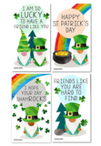 Mini St. Patrick's Day Gnome Gift Tags (Set of Wallet-Sized Cards) for Saint Patty's Day  (Set of 24)