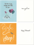 Science Themed Greeting Cards, Assorted Occasions (Set of 10) 