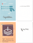 Science Themed Greeting Cards, Assorted Occasions (Set of 10) 