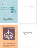 Science Themed Greeting Cards, Assorted Occasions (Set of 10) 