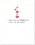 Amino Acid Science Valentine's Day Card