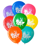 Latex Party Balloons by Nerdy Words, Art, Assorted Colors