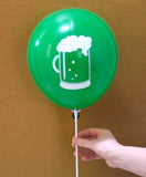 Latex Party Balloons by Nerdy Words, Beer, Blues & Dark Brown
