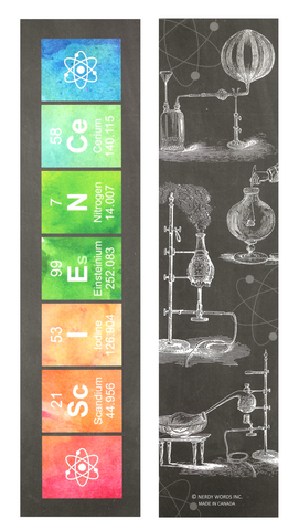 Chemistry Science Periodic Table Paper Bookmarks for Class Handouts and Gifts (32 pcs) 