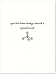 Periodic Table Carbon Science Engagement/Wedding Card