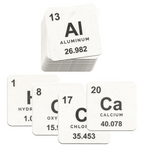 Periodic Table of Elements Disposable Paper Coasters (20 pcs) 