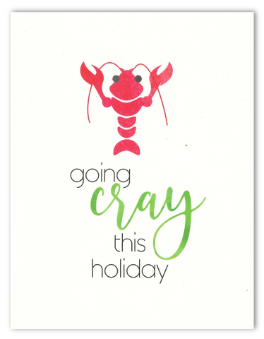 Going "Cray" This Holiday Christmas Card
