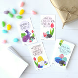 Mini Easter Gift Tags (Set of 24, Wallet-Sized Cards and Envelopes) for Family Friends and Classroom Handouts 