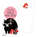 Mini French Joke Valentines (Set of 24, Wallet-Sized Cards) for Valentine's Day 