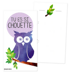 Mini French Joke Valentines (Set of 24, Wallet-Sized Cards) for Valentine's Day 