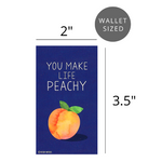 Mini Fruit Pun Joke Valentines (Set of 24, Wallet-Sized Cards) for Valentine's Day 