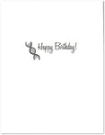 Birthday Gel Electrophoresis Cake Science Card