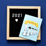 Graduated Cylinder Science Graduation Card (Set of 10)