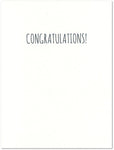 H2O Molecule Baby/Wedding Shower Card