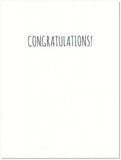 H2O Molecule Baby/Wedding Shower Card