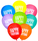 Latex Party Balloons by Nerdy Words, Happy Everything Combination Celebration Birthday Assorted