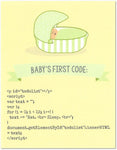 Javascript New Baby Congratulations Card