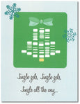 Jingle Gel Electrophoresis Science Holiday Card