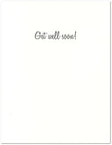 Kelvin Scale Get Well Soon Science Card