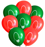Latex Party Balloons by Nerdy Words, Light Bulb Get Lit Christmas Seasonal Holiday