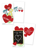 Mini Math-Themed Valentines (Set of 24) for Valentine's Day 
