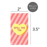 Mini Millennial Conversation Heart Valentines (Set of 24, Wallet-Sized Cards) for Valentine's Day 