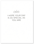 Eucalyptus Greenery Hexagonal Wreath Navy Mother's Day Card