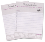 Mus musculus (Mouse) To Do List and Lined Notepad (2-Pack)