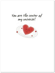 Planet Pluto Valentine's Day Card