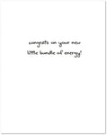 Potential Energy New Baby Card