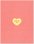 Ride or Die Conversation Heart Millennial Valentine's Day Card