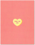 Ride or Die Conversation Heart Millennial Valentine's Day Card