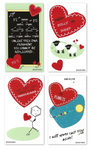 Mini Science Valentines (Set of 24, Wallet-Sized) for Valentine's Day 