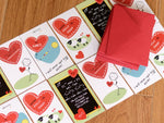 Mini Science Valentines (Set of 24, Wallet-Sized) for Valentine's Day 