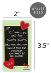 Mini Science Valentines (Set of 24, Wallet-Sized) for Valentine's Day 