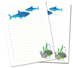 Shark to Do List and Lined Notepad (2-Pack)
